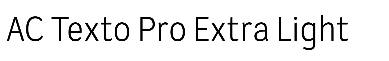 AC Texto Pro Extra Light